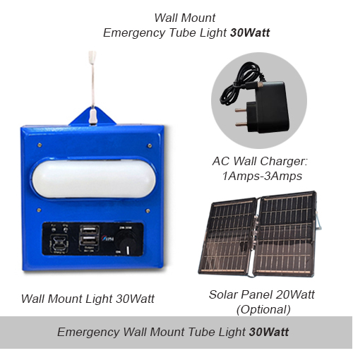 30 Watt, Wall Mount Emergency Tube Light 
